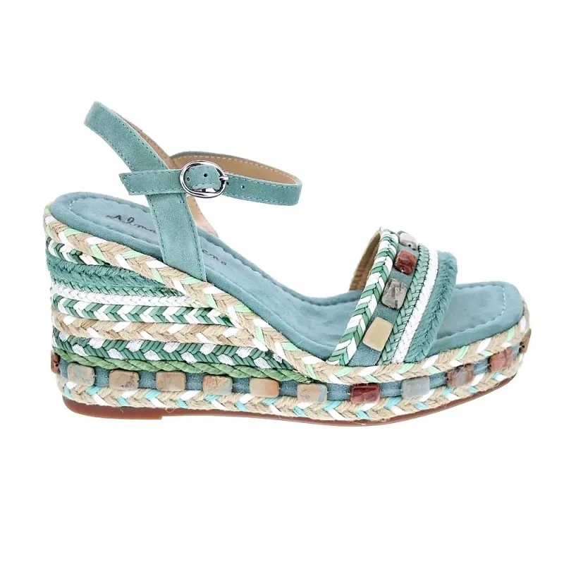 Alma en Pena Sandalias Mujer V22181 Azul