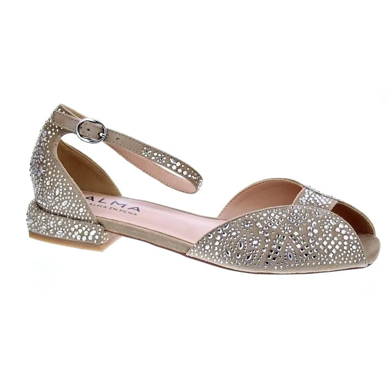 Alma en Pena Sandalias Mujer V24AB2003 Beige
