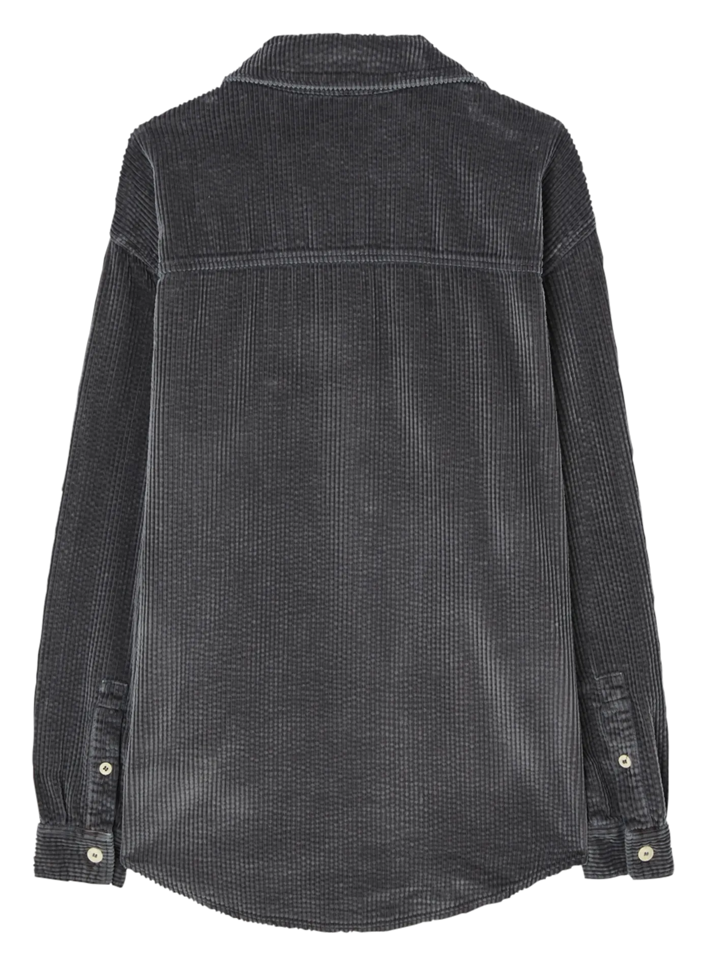 AMERICAN VINTAGE PADOW - Sobrecamisa de pana con cuello clásico en gris