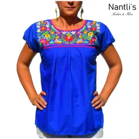 Blusa Bordada TM-77108-B Embroidered Blouse