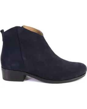 Botines OTRAS MARCAS  de Mujer KAMINA 1426 BOTINES DE MUJER ANTE SERRAJE  AZUL MARINO