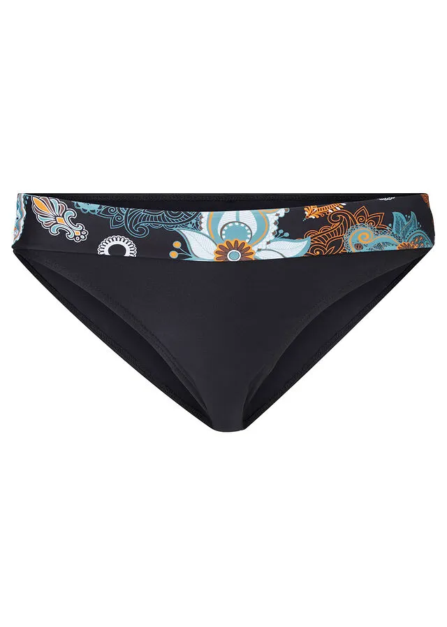 Braguita de bikini de poliamida reciclada Negro