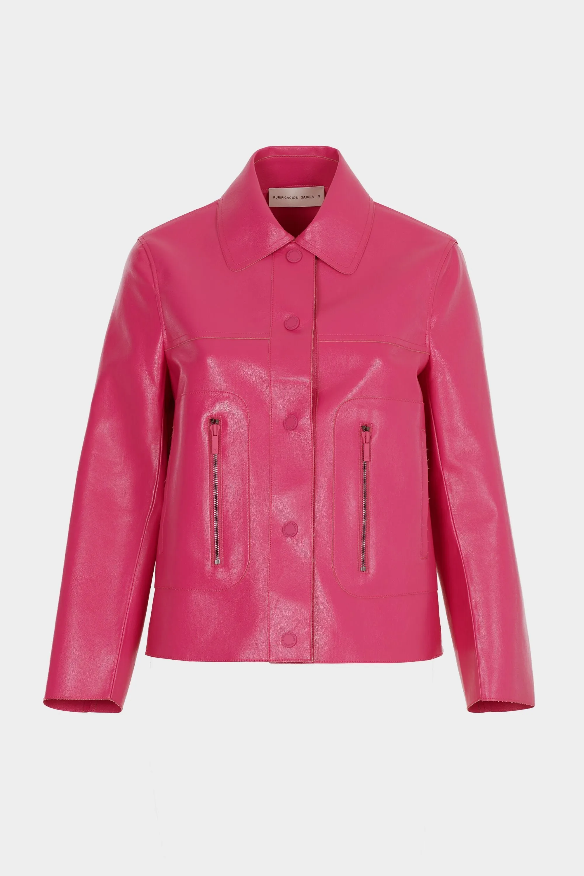 CHAQUETA CORTA ECOPIEL