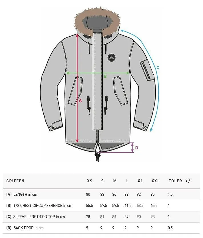 chaqueta Horsefeathers Griffen - Black - men´s