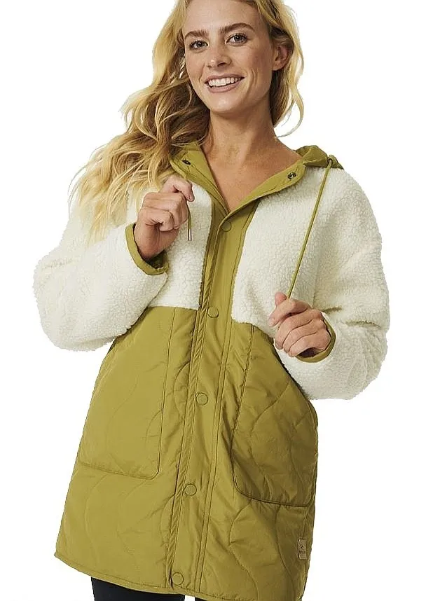 chaqueta Rip Curl Hotchkiss - Khaki - women´s