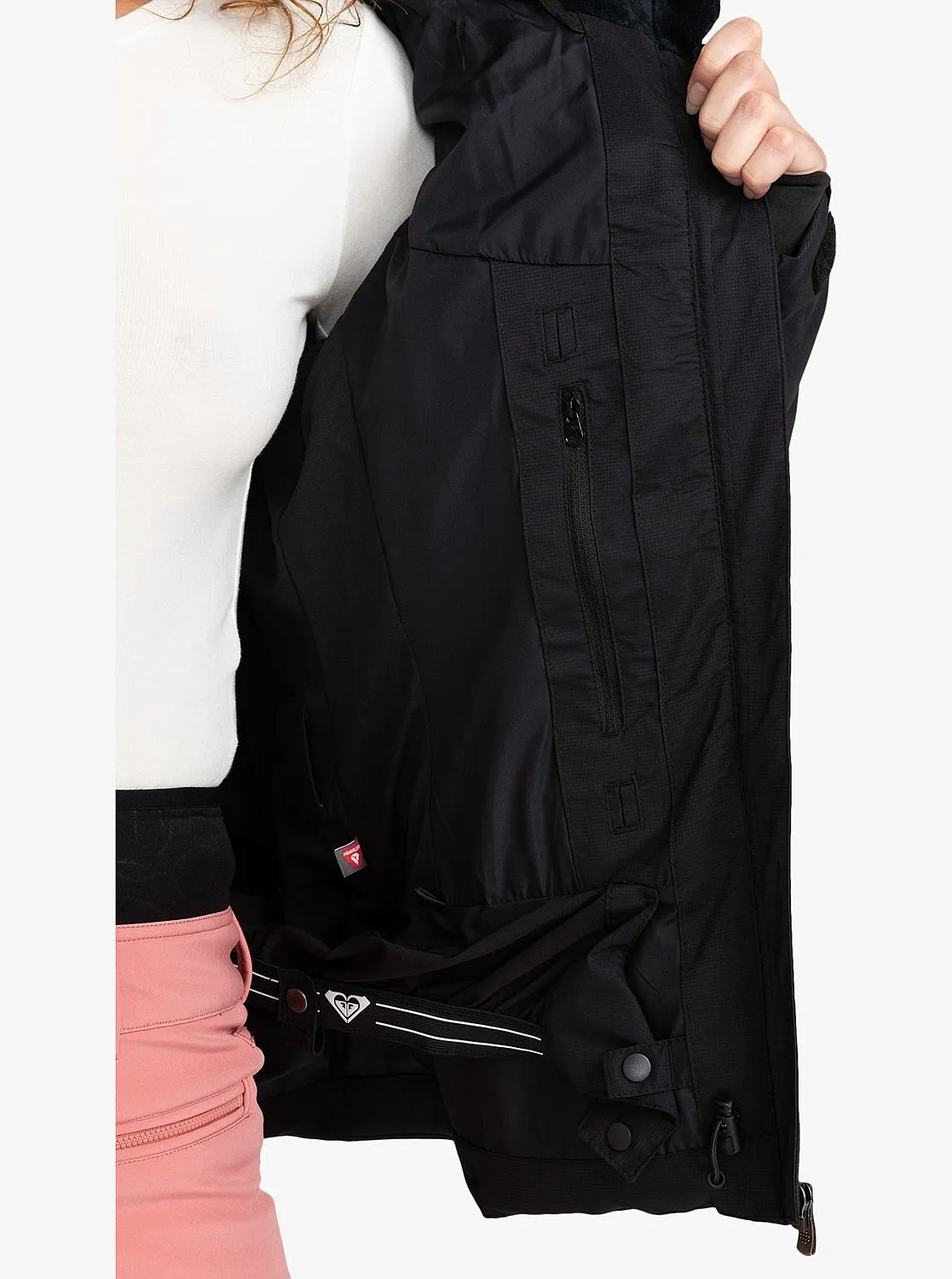 chaqueta Roxy Snowstorm - KVJ0/True Black - women´s