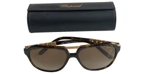 Chopard Gafas de sol Negro Dorado 