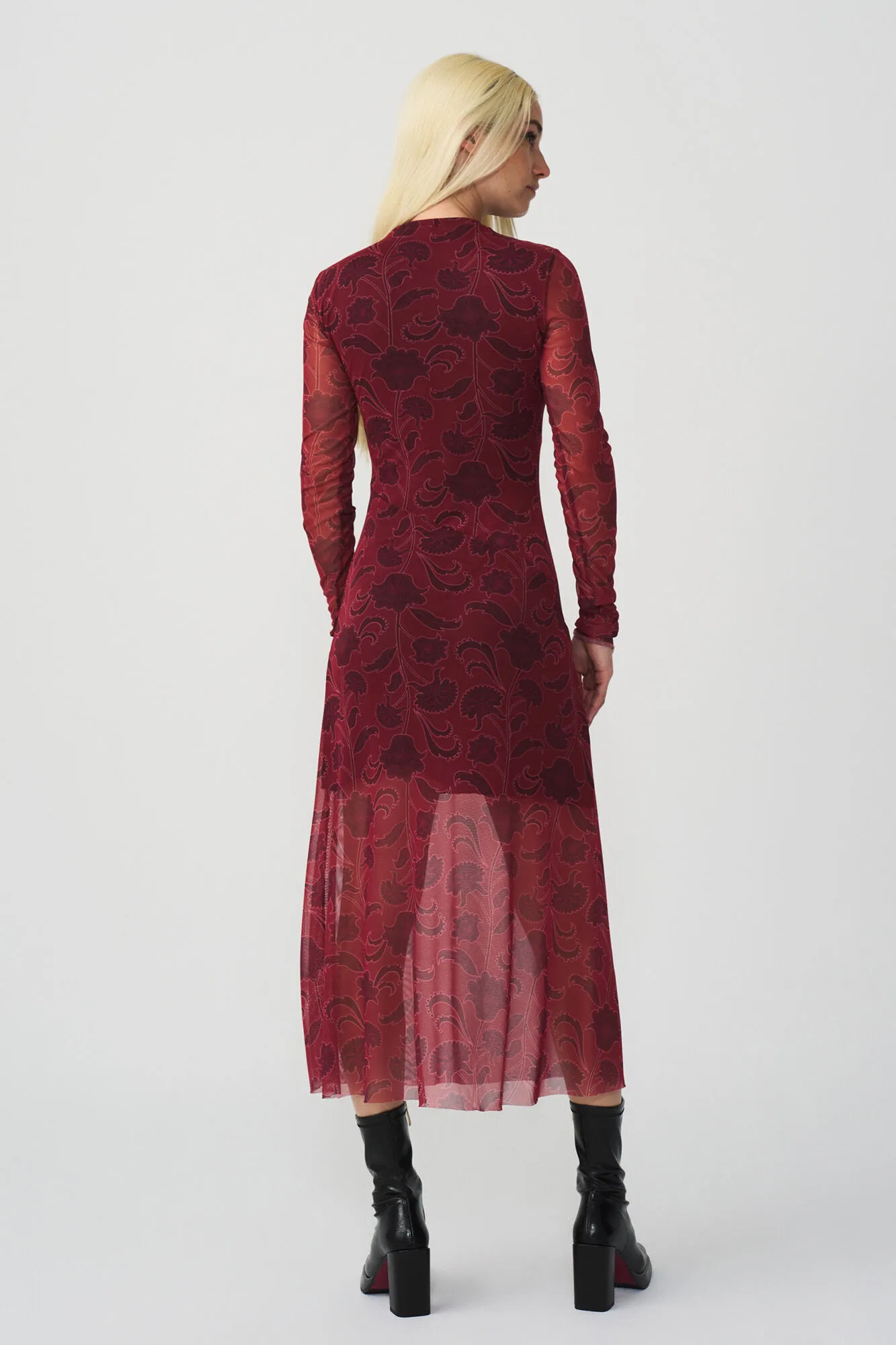 Cuplé Vestido midi estampado