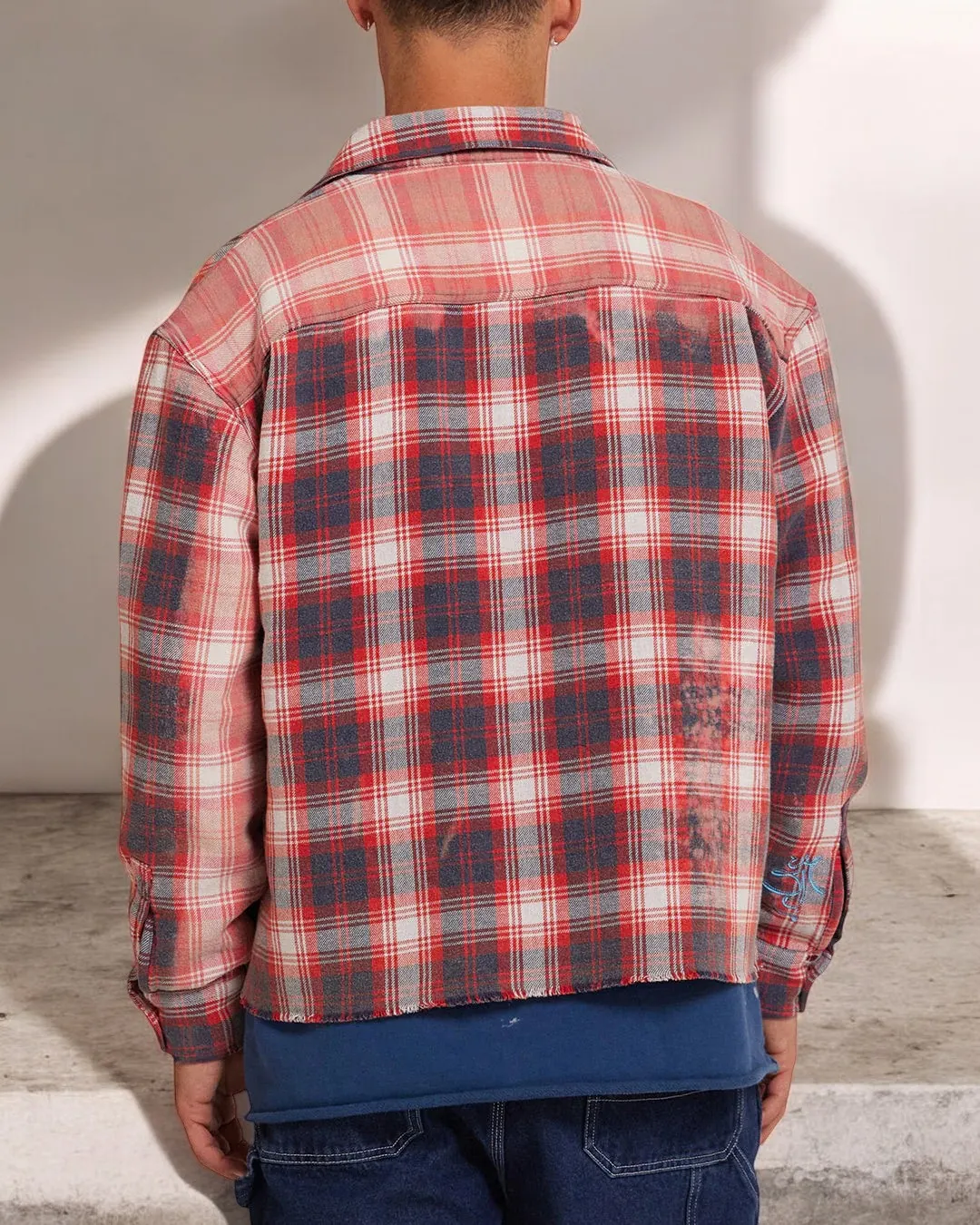 Deus Ex Machina – Sobrecamisa Double fantasy red check