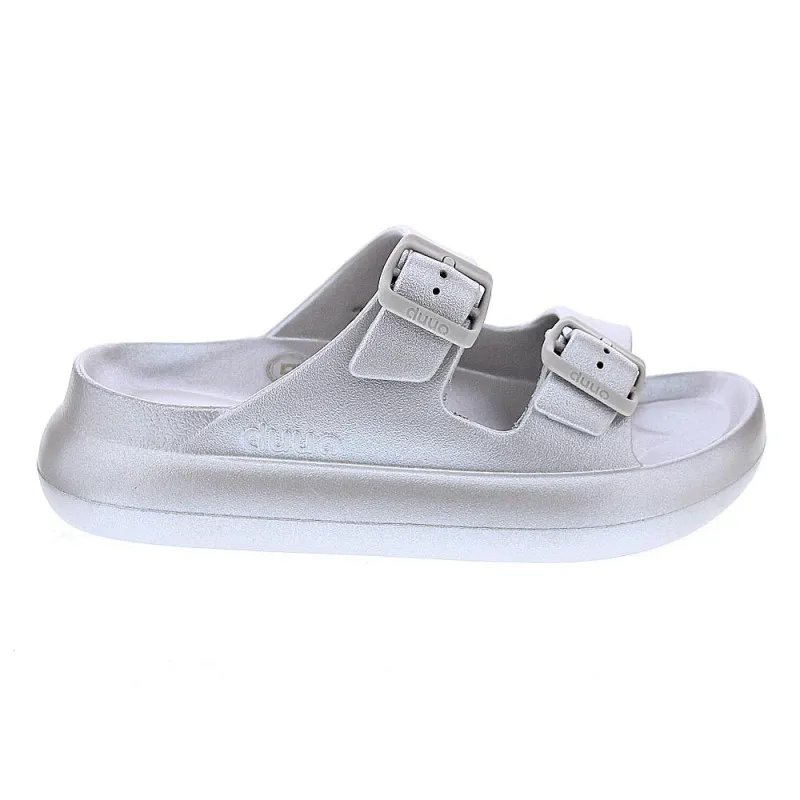 Duuo Sandalias Mujer Eva Curvi Metallic 07 Plata