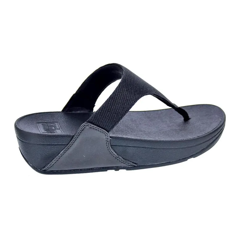 FitFlop Sandalias Mujer Lulu Shimmerlux Negro