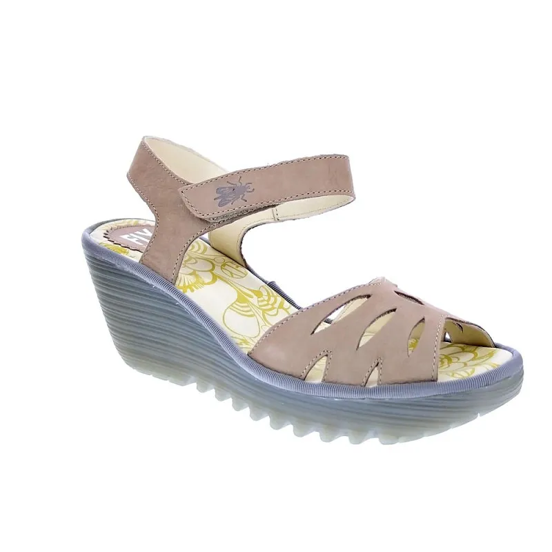 Fly London Sandalias Mujer Yazi Beige