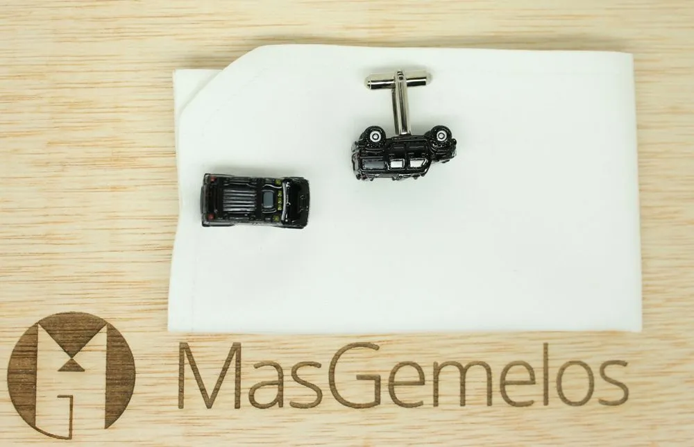 Gemelos de camisa Hummer Negro