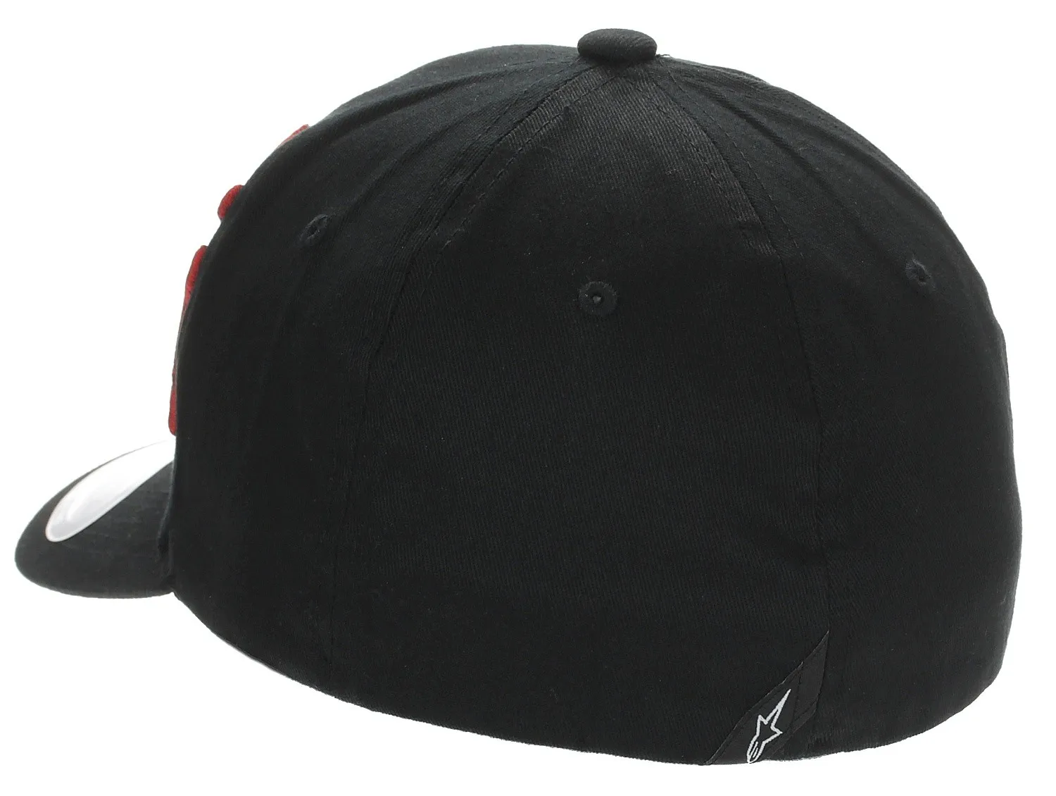 gorra con visera Alpinestars Corp Shift 2 Flexfit - Black/Red - men´s