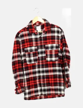 H&M Sobrecamisa paño cuadros