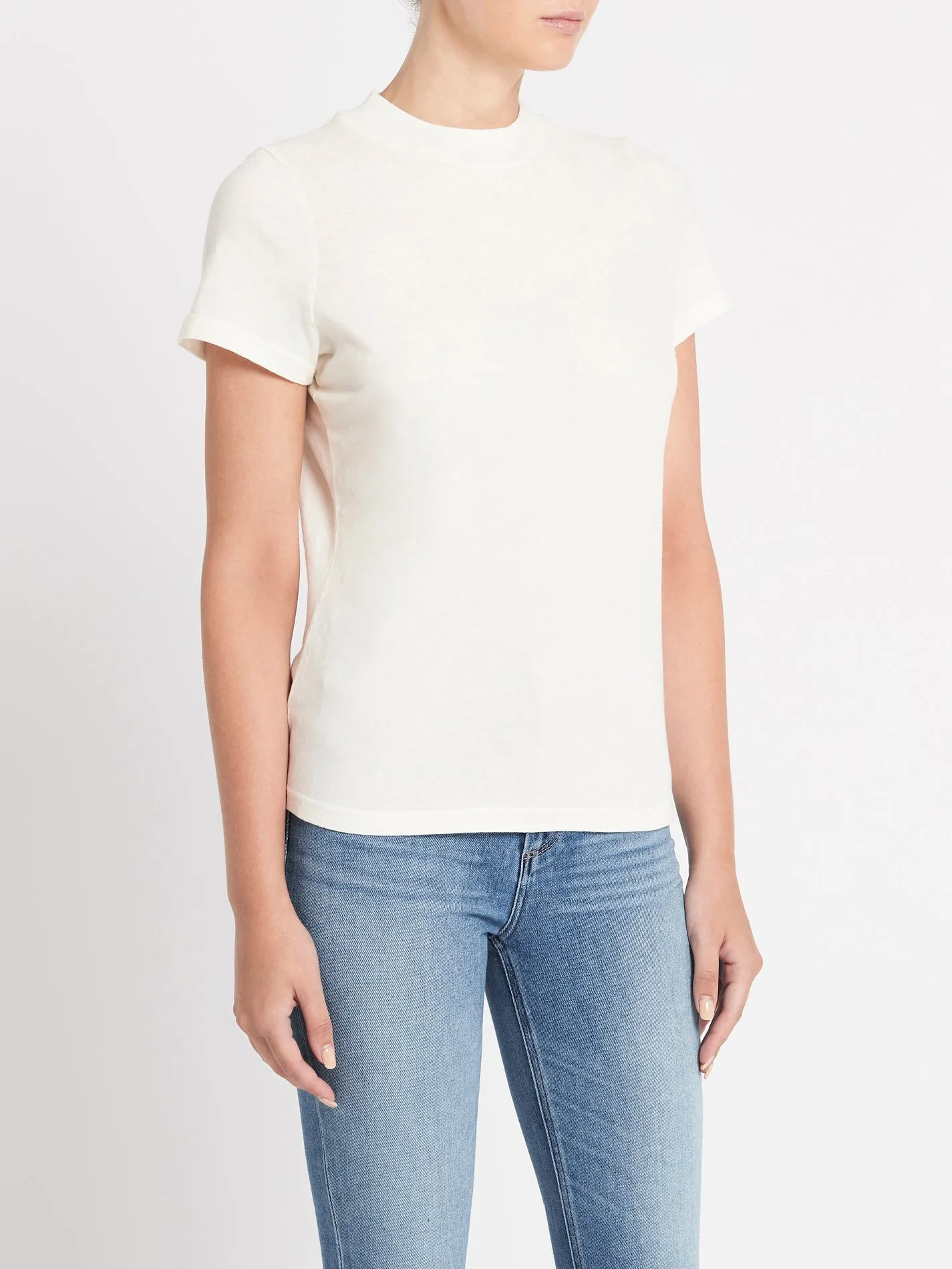 Mock Neck Tee