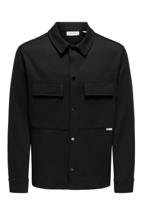 Only & Sons Sobrecamisa de hombre con bolsillos frontales