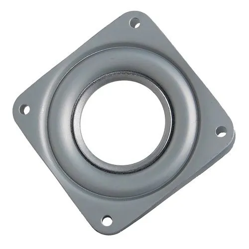 Placa Giratoria 360 Grados Para Estante De 95 Mm  Gris
