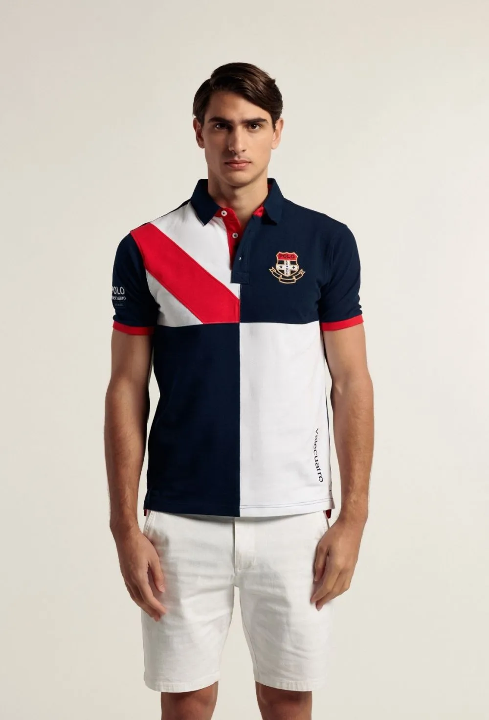 Polo League azul marino