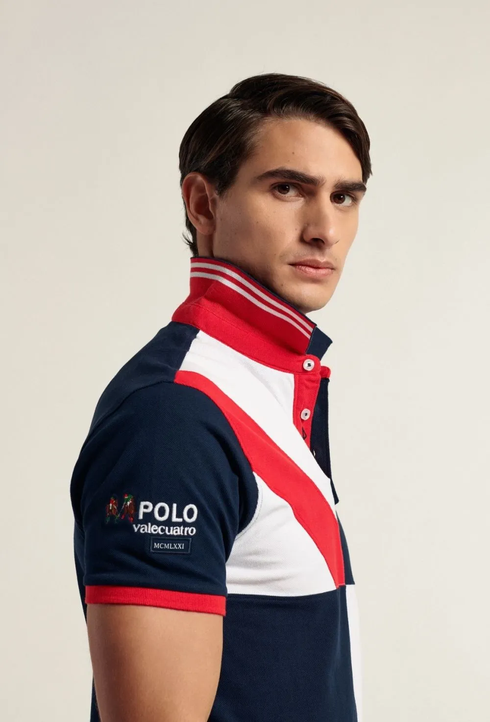 Polo League azul marino
