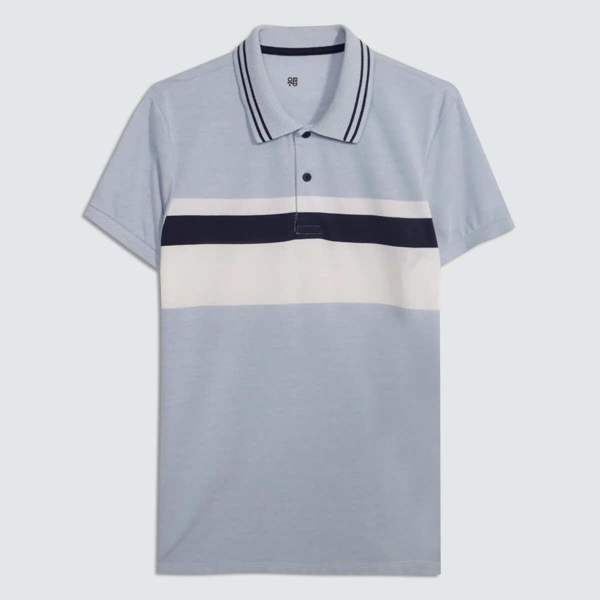 Polo Tejida Con Franjas