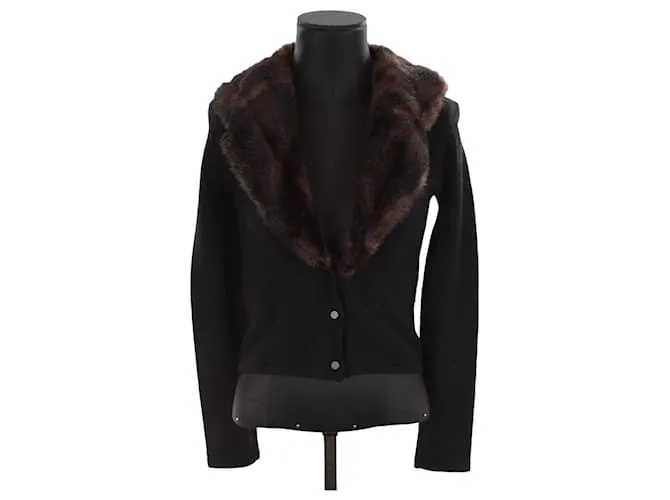 Ralph Lauren cardigan de cachemira Negro 