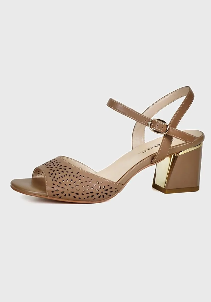 Sandalia Julia Beige