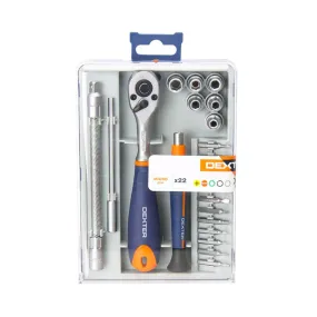 Set de Herramientas Ratchet 22 Piezas | DexterSKU: 10772