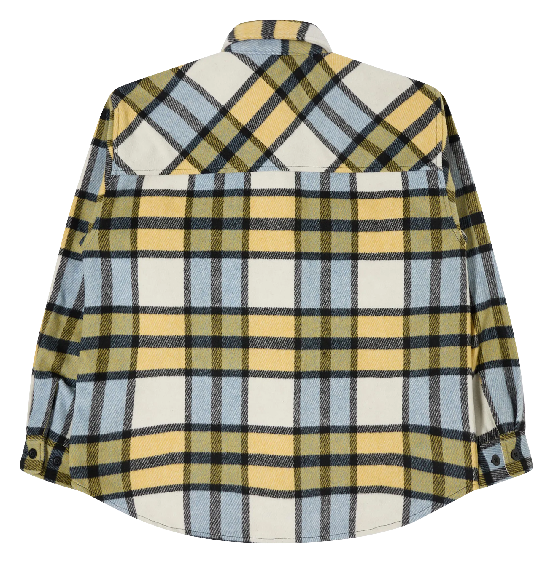 Sobrecamisa de cuadros con cuello clásico en multicolor