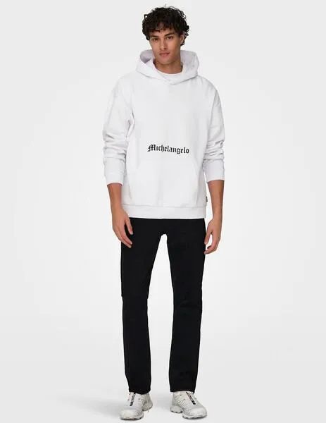 Sudadera Only&Sons 'Apoh' Capucha Blanco