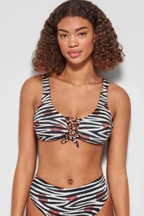 Top bikini reversible