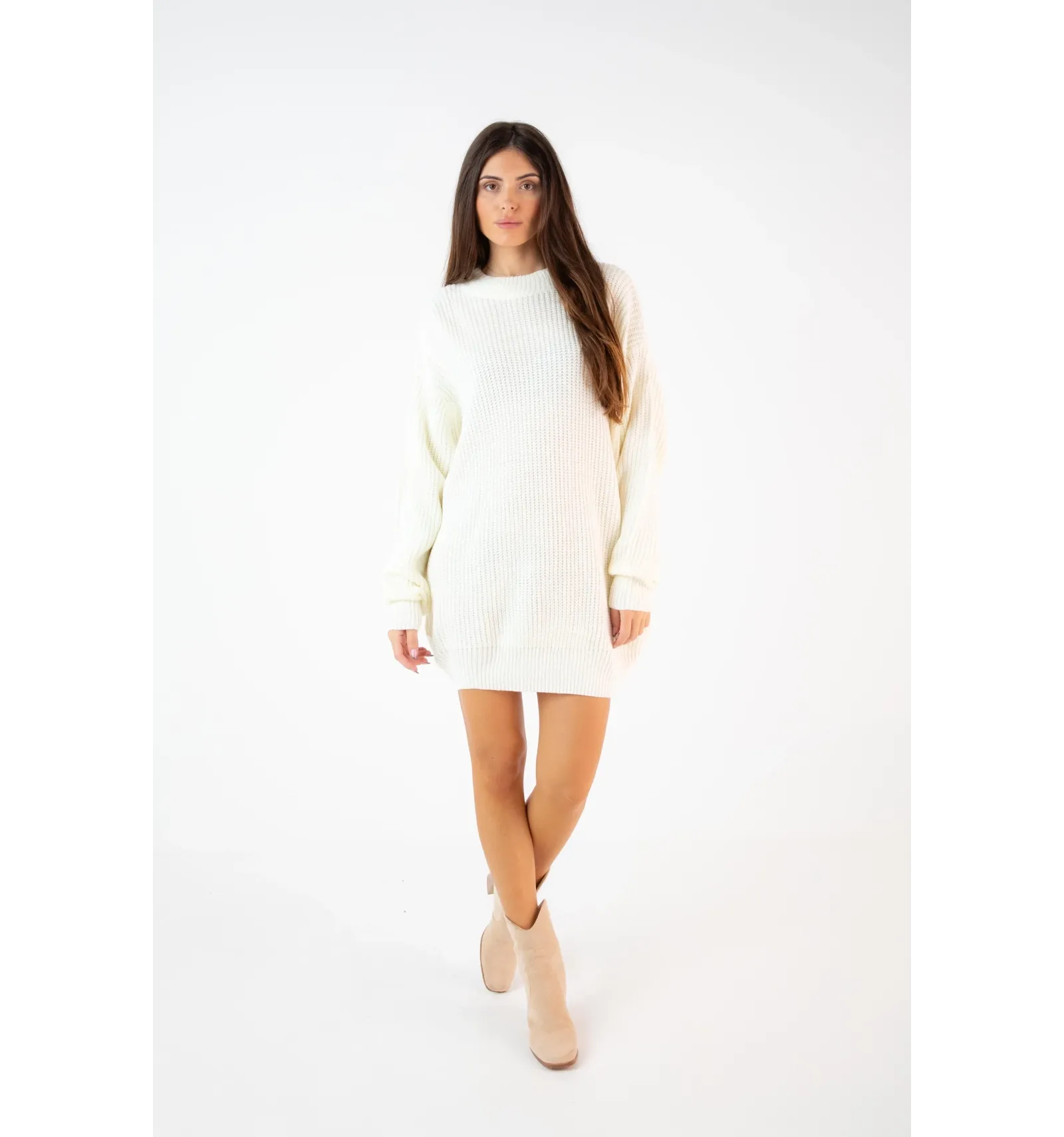 vestido urtres - blanco