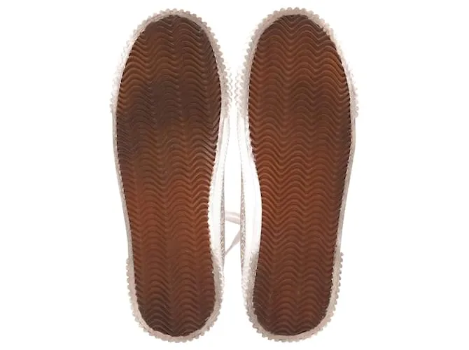 Zapatillas altas con logo Anagram de Loewe en lona marrón Castaño 