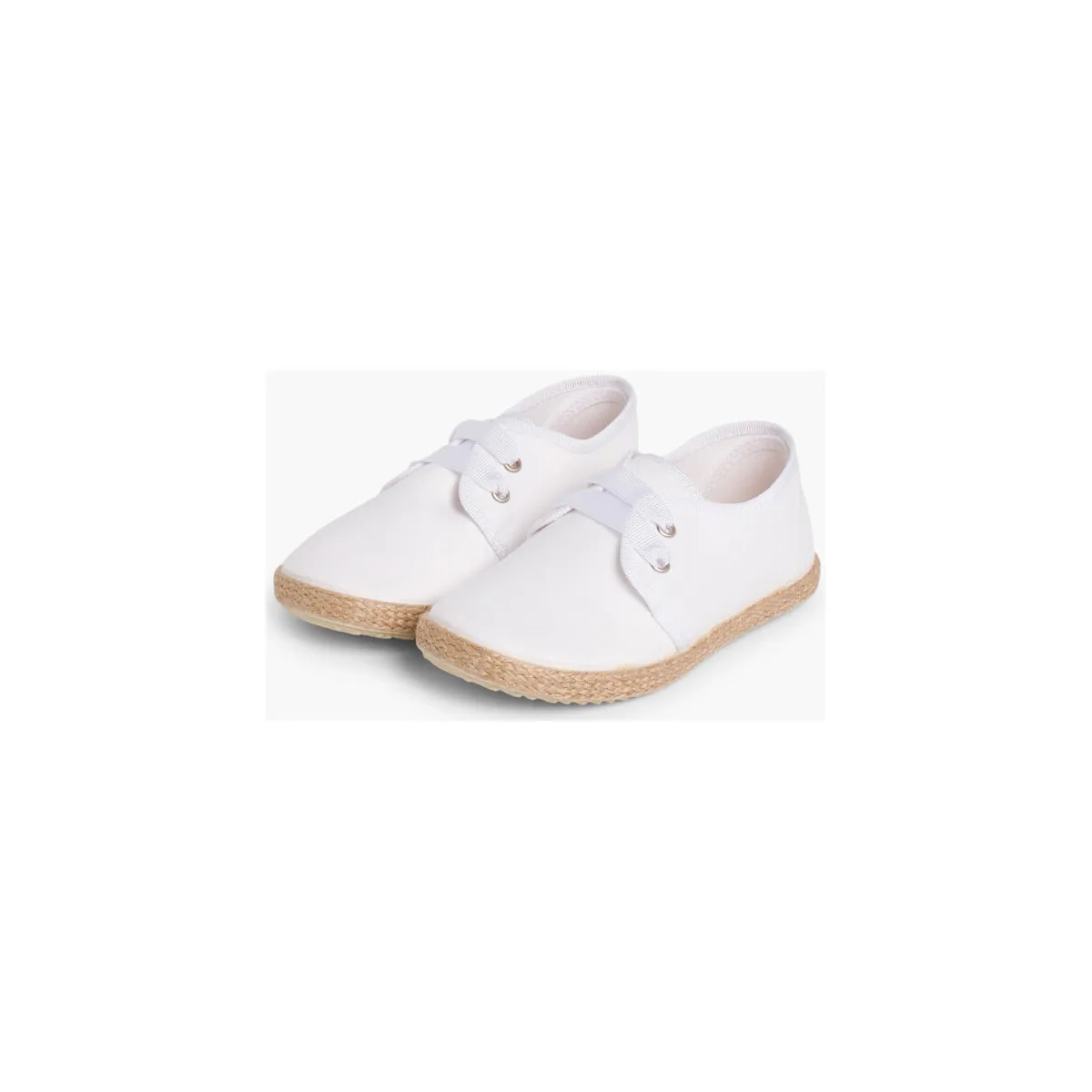 Zapato Blucher Piso Alpargata Efecto Raso