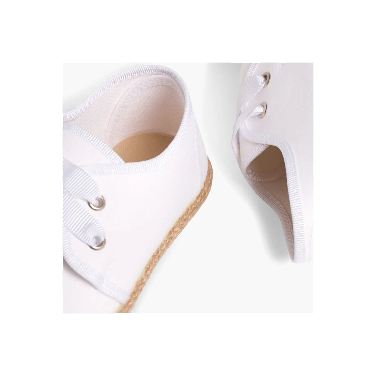 Zapato Blucher Piso Alpargata Efecto Raso